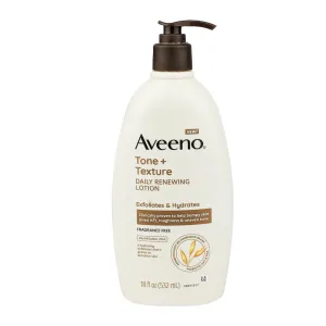 Aveeno Tone + Texture Daily Renewing Body Lotion With Prebiotic Oat & PHA 532ml
